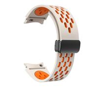 XJEIVJIC Sangle de silicone de 20 mm pour Galaxy Watch 7 6 5 4 40mm 44 mm 5pro 45 mm Boucle sans espèces 6 Classic 43 mm 47 mm 42 Bracelet Watch Bands