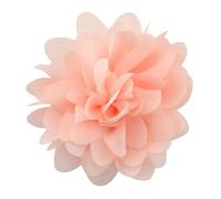XJHHS 10 * 11 CM 4 pièces or mousseline de soie tissu fleur épinglette Badge fleur Corsage Satin fleur/Rose épinglette broche pour femmes de mariée