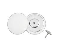 XJHNB 100 Ensembles 14 Couleurs Bouton de Casquette de Baseball, Boutons de Chapeaux de Remplacement Supérieurs de 17 Mm, Bouton de Chapeau Recouvert de Tissu Blanc Noir pour la Réparation de