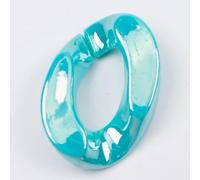 XJHWD 20 * 30MM 30 pièces Anneaux de Liaison en Acrylique Vert/Rose Anneaux de Liaison de chaîne en Acrylique connecteurs de Lien Rapide pour Bijoux Boucle d'oreille chaîne de Lunettes téléphone