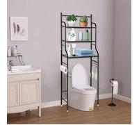 XJING-Grande capacité de stockage-Trous pour pieds vissés réglables-Armoire à colonnes-165*55*26cm-COLONNE WC - ARMOIRE WC