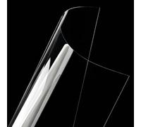 XJJDCB Feuille PVC Transparente 1 mm, Plaque Plastique Souple pour Bricolage, Artisanat, Projets Artistiques,60cm*30cm1piece