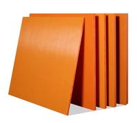 XJJDCB Plaque RéSine PhéNolique Rouge 8mm - Panneau BakéLite Robuste pour Isolation éLectrique, Usinage CNC, Banc D'Essai, Bricolage Thermique, Atelier Ou Laboratoire,200x200mm