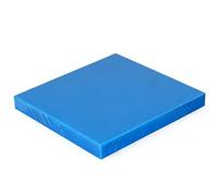 XJJDCB Plaque UHMWPE Bleue 100x100mm Épaisseur 3-30mm, Feuille UPE Plastique Antiusure Faible Frottement pour Entretoises, Patins Coulissants, Plaques Machine CNC,25mm