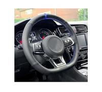 XJJJWL Couvre Volant Voiture pour VW pour Golf 7 pour GTI pour Golf R pour MK7 pour Passat pour B8 pour Polo pour Scirocco 2015 2016 Housse Volant Voiture Volant Voiture Couverture