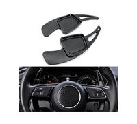XJJJWL Palette Vitesse Au Volant Pour Audi A3 A4L A5 A6L A7 A8 S5 S6 S7 S8 RS3 RS6 R8 Q3 Q5 Q7 TT TTS Noir Aluminium Palette Changement Volant Voiture Manette Vitesse