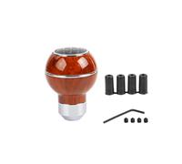 XJJJWL Pommeau Levier Vitesse Pommeau De Levier De Vitesse Manuel 5 Vitesses Grain De Bois Universel Levier De Vitesse Manuel Décoration Intérieure De Voiture Gear Shift Knob(-Silver)