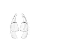 XJJJWL Volant Voiture Vitesse Prolonger Palettes pour A4 pour A8 pour Q5 pour Q7 pour S5 pour A7 pour TT pour TTS 2016-2022 2 Pièces Extension De Palette De Changement Volant Sport Voiture(Silver)