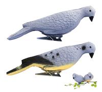 XJKLBYQ 2pcs Pigeon Devess 11.42x3, 54 Pouces Size Size Simulation Dove Dove for Intérieur Accessoires de Chasse au Jardin extérieur