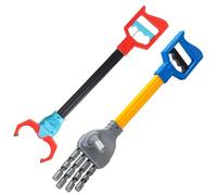 XJKLBYQ 2pcs Toy Grabber Claw for Kids Ergonomic Robot Hand avec poignée Claw Robot Plastic Grabber Reach pour Jouet, Bouteille, Poubelle, Outil de réalisateur