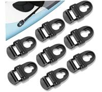 XJKLBYQ 8pcs Clips de siège en Kayak, 1 Clips de réparation Sangle diamètre intérieur, pièces Remplacement pour Les Accessoires en canoë et en Bateau