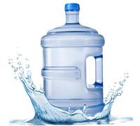 XJKLBYQ Bouteille à Eau 5L avec Bouchon à vis, récipient réutilisable avec Une poignée de poignée Facile, cruche d'eau Gratuite BPA pour la Maison ou Camping, conteneurs de Stockage d'eau