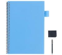 XJKLBYQ Carnet de Tableau Blanc, Cahier effaçable, A4 Efface à Sec, Cahier réutilisable avec Stylo et Gomme, Cahier à Tableau Blanc Portable pour Le Bureau à Domicile des Affaires