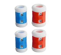 XJKLBYQ Counter de Ligne en Tricot Remplacement en Plastique Crochet Practical Knitting Assistant Tools Combi Pack Tailles Rouges et Bleus 4pcs, Accessoires de comptoirs en rangée