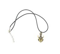 XJKLBYQ Créateur surnaturel Dean Winchester Masque Collier Amulet Demon Pendant Collier Bijoux Bronze Winchester Mask Collier
