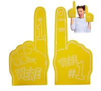 XJKLBYQ Doigt de Mousse, 2pcs Giant Foam Doigt, 18 Pouces numéro 1 Hands en Mousse, pointeur de Mousse de cheerle