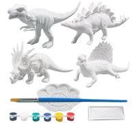 XJKLBYQ Ensemble de peinture pour tout-petits, bricolage de peinture dinosaure pour les enfants, jeu pour enfants 3D Dinosaur, art réutilisable lavable pour les filles garçons, style 1, dessin