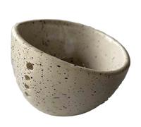 XJKLBYQ Herb Stripper Bowl avec 4 Trous de différentes Taille en céramique Blanche Herbe Stripper ou Outil de décapage Polyvalent pour Les légumes |.Bol décapage
