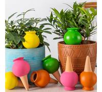 XJKLBYQ Les Globes d'arrosage des Plantes 4pcs en Terre Cuite arroser Les Pointes 2 à 3 Jours d'arrosage Auto-arrosage des bulbes de Plante Automatique.