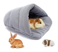 XJKLBYQ Lit de Couchage de Lapin, cachette de Cochon d'Inde, Maison à Cache-Pantoufle Chaude et Pantoufle d'hiver, Sac de Pantoufle d'hiver, Sac de Couchage Animal pour écureuils