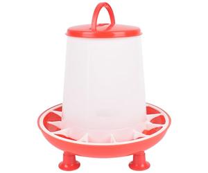 XJKLBYQ Mangeoire à Poules 3kg, mangeoire à volailles Anti-éclaboussures pour Poules/Canards/Chiches/Oiseaux, mangeoire à Poules en Plastique Amovible avec Pattes|Mangeoires à volailles