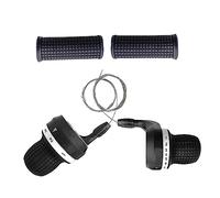 XJKLBYQ Poignée de shifter de poignée touche vélo, levier vitesses 3 et 7 vitesses avec câble pour le vélo, levier frein à