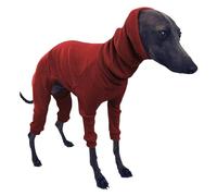 XJKLBYQ Pull Italien Greyhound Pull, Coton Basic-Crenie pour Chien, Pyjamas de Whippet à Capuche à Quatre Pattes à Quatre Pattes, Manteau de Chien Chaud Extensible/s