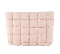 XJKLBYQ Sac de Maquillage matelassé, Sac de Maquillage gonflé Sac de cosmétique de Voyage Sac de Maquillage en Coton de Grande capacité Rangement d'organisateur