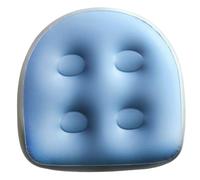 XJKLBYQ Siège à Bain à remous, siège de Bain remous Gonflable avec tassement d'aspiration 18.5x14.6x5, 9 Pouces réutilisables PVC Spa Pool Booster pour Adultes, Bleu