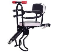 XJKLBYQ Siège de vélo Avant pour Enfants, siège de vélo Avant avec Dos, pédale Pied, bébé Transporteur sécurité pour Enfants pour 2 à 5 Ans