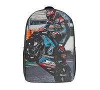 XJmoney Sac à dos de course Moto Gp 17 pouces, sac à dos d'école pour enfants, sac d'école de mode imprimé en 3D pour garçons, élèves du primaire et du collège
