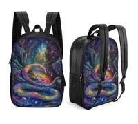 XJmoney Sac à dos pour enfants serpent coloré filles garçons, sac à dos, sac à dos, école primaire, parfait pour la rentrée scolaire ou l'éducation physique, cadeaux et voyages 17 pouces
