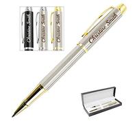 XJone Stylo Personnalisé avec Gravure, Stylo Personnalisable de Prénom pour Homme Femme, Encre noire et 0.7mm