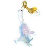 XJPXFQ 1/2 pièces Jouets for Chat de Compagnie élasticité rétractable Porte Suspendue Type Jouet interactif Chaton Souris Herbe à Chat Jouet Corde à gratter(F,6)