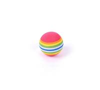 XJPXFQ 1pc Chat Jouet Bâton Plume Baguette avec Cloche Souris Cage Jouets Artificiel Coloré Chat Teaser Jouet Fournitures for Animaux De Compagnie Couleur Aléatoire(Rainbow Ball)