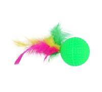 XJPXFQ Jouet for Chat Heureux, bruissement de Badminton, Amusant, coloré, Balle for Chat, Attrape-Son, Plume, Fournitures for Animaux de Compagnie, Jouets interactifs for Animaux de Compagnie(3)