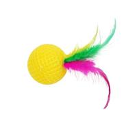 XJPXFQ Jouet for Chat Heureux, bruissement de Badminton, Amusant, coloré, Balle for Chat, Attrape-Son, Plume, Fournitures for Animaux de Compagnie, Jouets interactifs for Animaux de Compagnie(7)