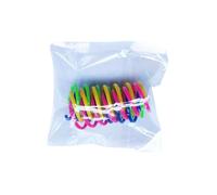 XJPXFQ Lot de 4, 8 ou 12 Jouets à Ressort en Plastique de Couleur for Chat, Petit Jouet interactif et Amusant for Chaton, Accessoires for la Maison(Random Short,4pcs)