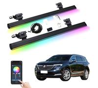 XJPZFC Marchepieds électriques rétractables compatibles avec Buick Avenir 2020-2025 | Marchepieds latéraux antidérapants à déploiement Automatique et Barres Nerf en Aluminium aéronautique(with Light)