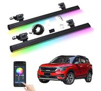 XJPZFC Marchepieds électriques rétractables compatibles avec la Kia KX3 2015-2025 | Marchepieds latéraux antidérapants à déploiement automatique et barres Nerf en aluminium aéronautique(Without light)