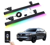 XJPZFC Marchepieds électriques rétractables compatibles avec l'ACURA MDX 2014-2025 | Marchepieds latéraux antidérapants à déploiement Automatique et Barres Nerf en Aluminium aéronautique(with Light)