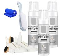 XJQ Unbloo Foam Shoe Cleaner, Uncloud-Water-Free Foam Shoe Cleaner, Convenint and Portable for Various Fabrics (3pcs)