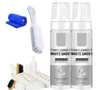 XJQ Unbloo Foam Shoe Cleaner, Uncloud-Water-Free Foam Shoe Cleaner, Convenint and Portable for Various Fabrics (2pcs)