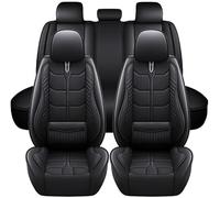 XJQHK Voiture Ensembles Complet Housse Siege pour Nissan Cube 2009 2010 2011 2012 2013 2014, Protecteur de Siège Respirant Imperméable Avant Arrière Protecteur Accessoire,D-Black