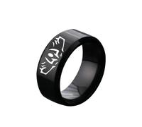 XJruixi Anime Bague Cosplay Fête Hommes Femmes en Acier Inoxydable Bague Bijoux Accessoire Accessoires Cadeau