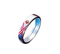 XJruixi Anime Darling in The Franxx Ring HIRO Zero Two Cosplay Adjustable Unisex Couple Lover Rings Jewelry Gift Prop Accessories