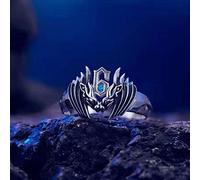 XJruixi Anime Ring Grimmjow Jeagerjaques Cosplay Adjustable Opening Unisex Rings Jewelry Prop Accessories Gift