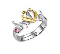 XJruixi Anime Saint Seiya Knights of The Zodia Pegasus Cosplay Ring Unisex Adjustable Alloy Cartoon Rings Jewelry Accessories Props Gift