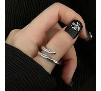 XJruixi Bagues en Pierre de Lune Naturelle pour Hommes Bague en Argent Sterling 925 pour Femmes avec Grosses Pierres 11x17MM Pierres précieuses ovales Cadeaux en Gros