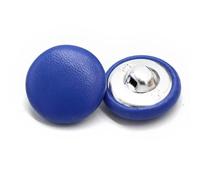 XJSDI 10 pièces Boutons Ronds colorés recouverts de Tissu 11/15/20/25/30mm avec Tige, Fournitures de Couture et d'artisanat de Bricolage pour vêtements, Manteaux